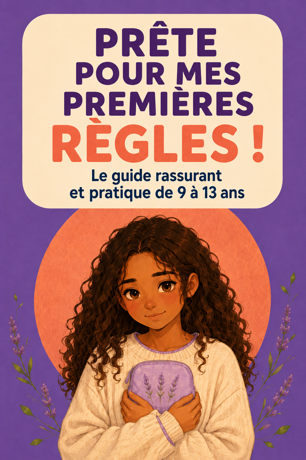Couverture du guide Prête pour mes premières règles, destiné aux jeunes filles de 9 à 13 ans