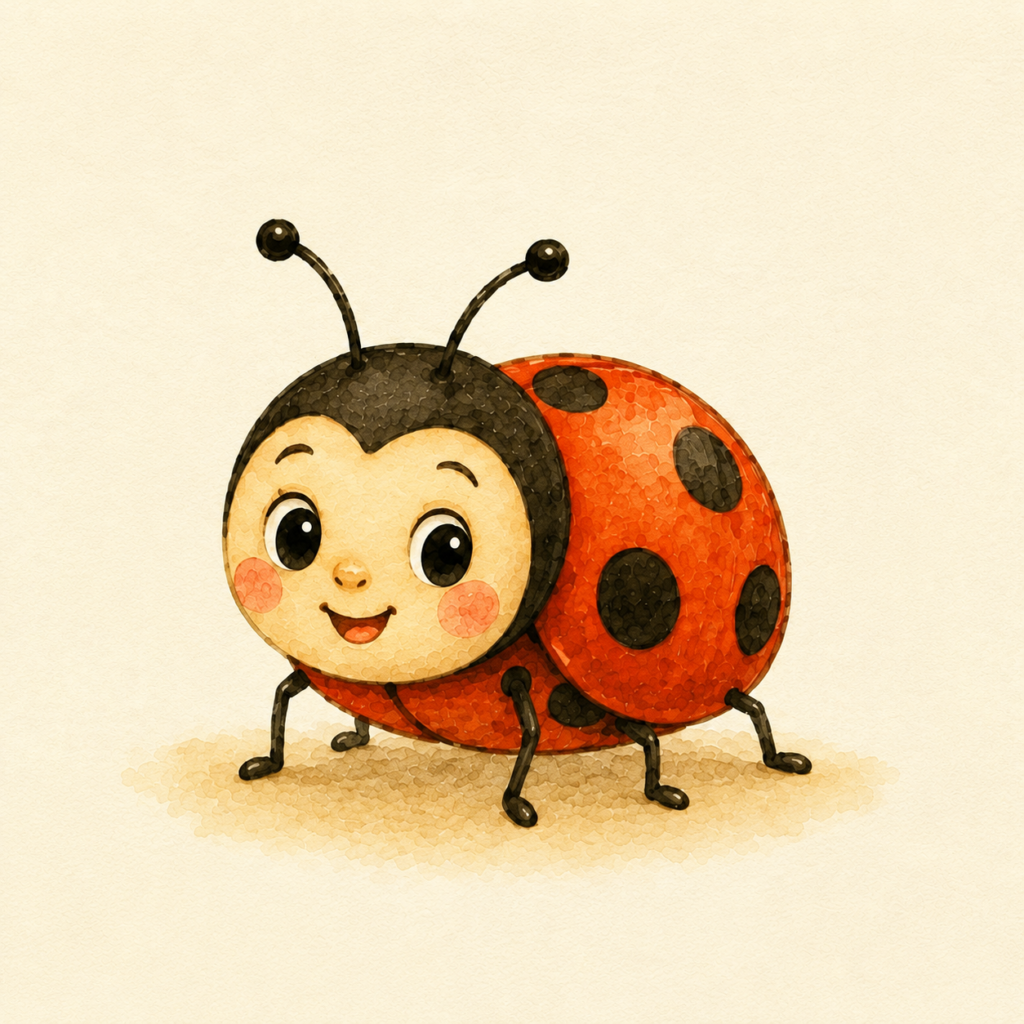 La coccinelle, amie courageuse de Lina