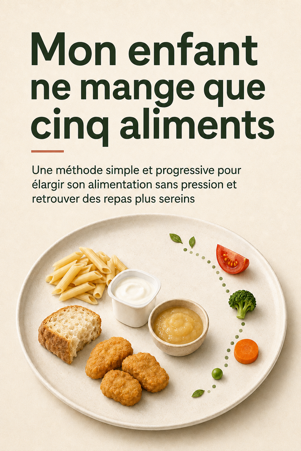 Couverture du guide Mon enfant ne mange que cinq aliments